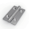 CL152-1 brushed stainless steel small flat butt cabinet hinge real product photo