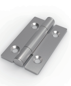 CL152-1 brushed stainless steel small flat butt cabinet hinge real product photo