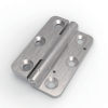 CL163-1 wire polished stainless steel offset butt hinge real product picture