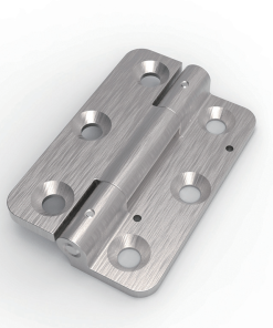 CL163-1 wire polished stainless steel offset butt hinge real product picture