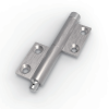 CL179-1 wire polished stainless steel lift off detachable L-cabinet hinge real product photo