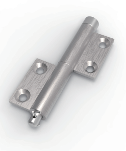 CL179-1 wire polished stainless steel lift off detachable L-cabinet hinge real product photo