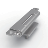 CL180-1S magnetic polished stainless steel concealed adjustable cabinet hinge real product photo