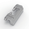 CL201-1 zinc alloy 90 degree concealed cabinet hinge real product photo
