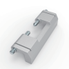 CL201-2 nanometer painted zinc alloy 90 degree compact concealed cabinet hinge real product photo