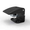 CL202-2 black powder coated zinc alloy steel 180 degree exposed cabinet hinge real product photo