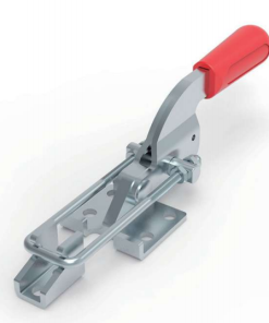 DK603 & DK603-3 Industrial Toggle Clamps | White Zinc Plated Steel Quick Release Clamp with Rubber Handle