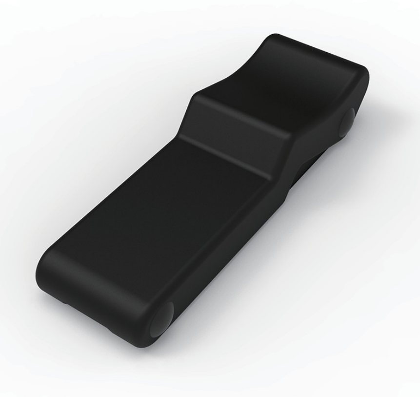 DK609-1 & DK609-1G TPR Toggle Latch | Black Rubber Body with SUS304 Stainless Steel Bracket & Catcher