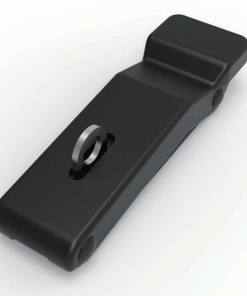 Alternative view of DK609-1A & DK609-1AG TPR Toggle Latch  106mm Black Rubber Body with SUS304 Stainless Steel Bracket & Catcher