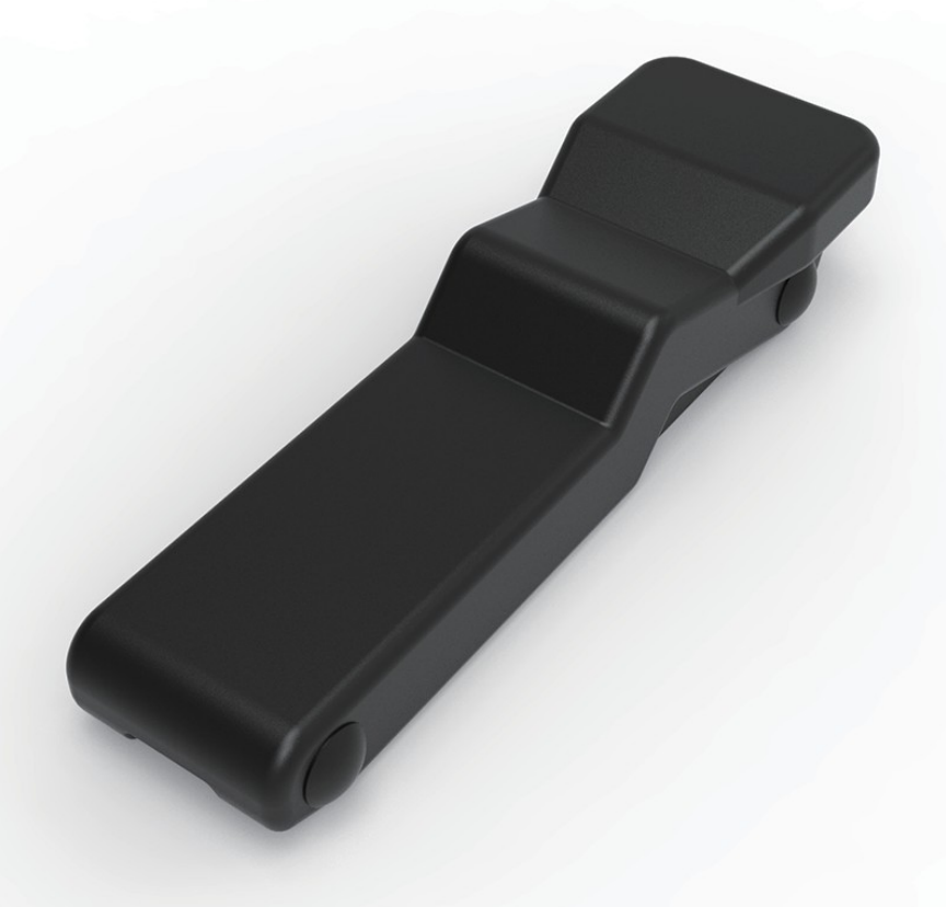 DK609-2 TPR Toggle Latch | 151mm Heavy Duty Black Rubber Latch with SUS304 Stainless Steel Bracket