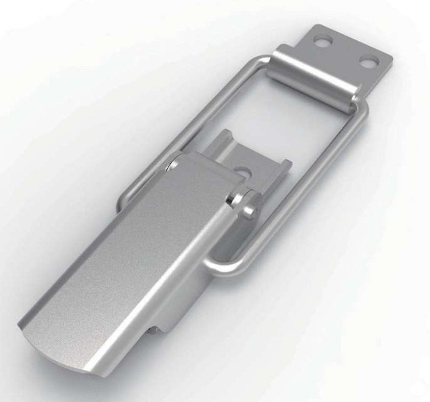 DK617-5 SUS304 stainless steel spring toggle latch with grinding finish and Ø7.5mm locking hole