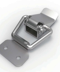DK619-2-1D SUS304 stainless steel spring latch with grinding finish and U-ring handle