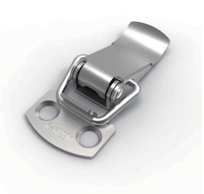 DK619-9 SUS304 stainless steel spring latch with grinding finish and U-ring handle