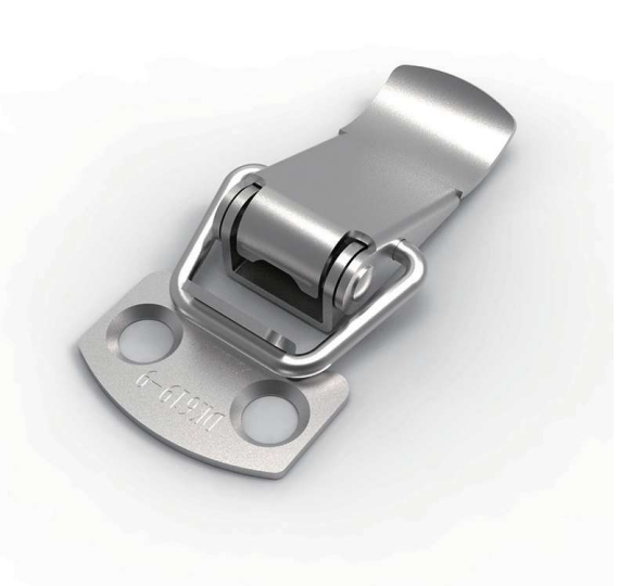 DK619-9 SUS304 stainless steel spring latch with grinding finish and U-ring handle