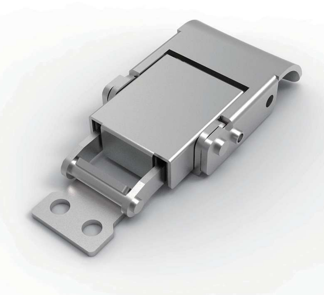 DK624 SUS304 stainless steel low profile toggle latch with grinding finish