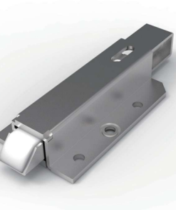 DK633-1 heavy duty sliding door latch with M5 rivet nut and white cushioning head