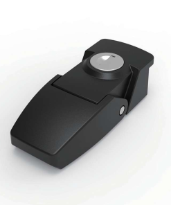 DKS-1 DKS-2 zinc alloy draw toggle latch DKS1 with lock core double sided dedicated key DKS2 without lock, stainless steel bracket catcher, powder coated black or bright chrome plated, vibration resistant cabinet latch for equipment enclosure toolbox machinery cover
