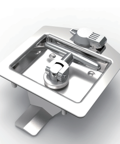 MB857-1M stud type stainless steel recessed paddle latch panel lock