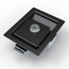 MB866-4 recessed paddle lock black flush mount panel lock for RV, truck toolbox and electrical cabinet