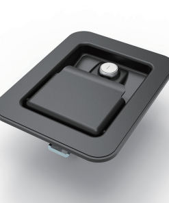 MB866-5 recessed paddle lock IP54 black flush mount panel lock for RV cabinet, truck toolbox and electrical enclosure