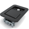 MB866-5E IP54 recessed paddle lock, black flush mount panel lock for RV cabinet, truck toolbox and electrical enclosure
