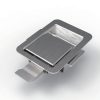 MB866-8 IP54 stainless steel recessed paddle lock, wire drawing finish flush panel lock for RV, truck toolbox and electrical cabinet