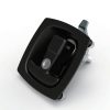 MB905-1 IP54 recessed paddle cabinet lock, zinc alloy handle steel cup black powder coating, Key K1333
