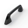 LS100-1 Black Cabinet Handle, front view