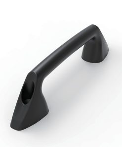 LS100-1 Black Cabinet Handle, front view