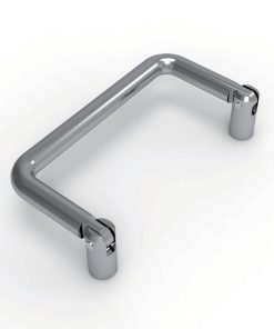 LS509 Bright Chrome Cabinet Handle, front view