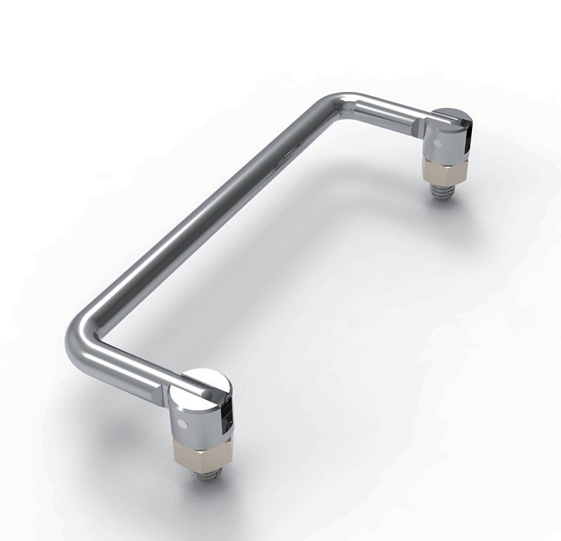 LS515 Chrome Pull Handle, front view