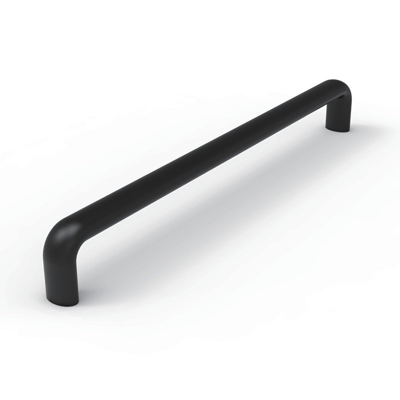 LS516-2A-1D Black Aluminum Handle, front view
