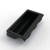 LS537-1 Recessed Cabinet Handle, front view