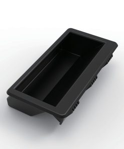 LS537-1 Recessed Cabinet Handle, front view