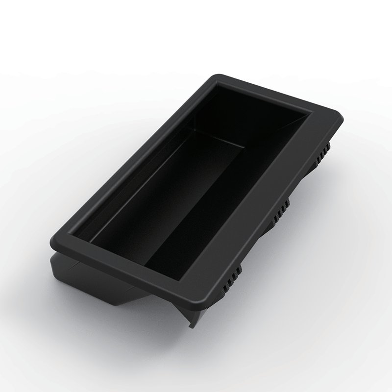 LS537-1 Recessed Cabinet Handle, front view