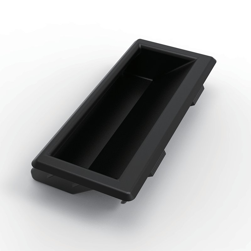 LS537-2 Flush Mount Handle, front view