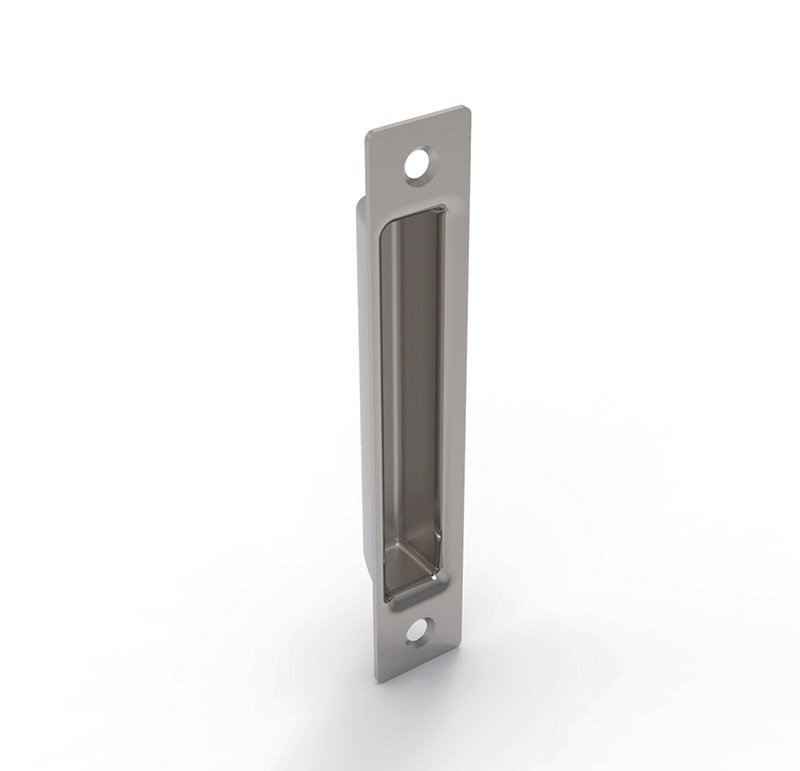 LS541 Stainless Steel Recessed Handle, front view