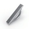 LS550 Zinc Alloy Recessed Handle, front view