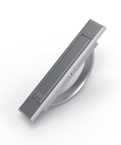 LS550 Zinc Alloy Recessed Handle, front view