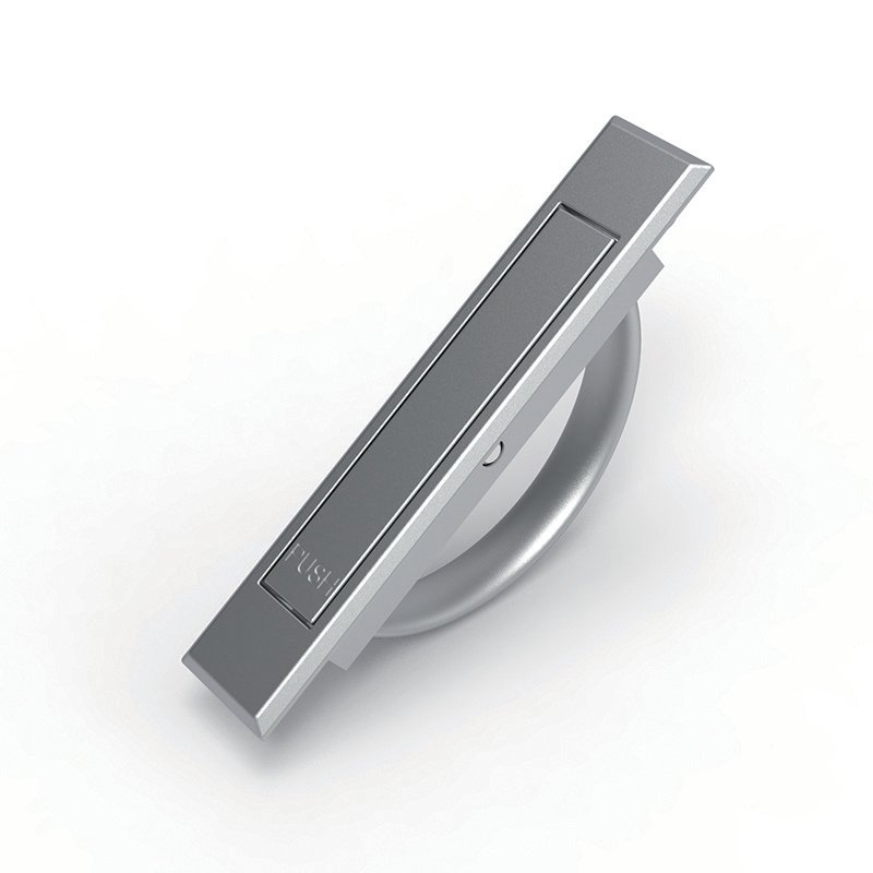 LS550 Zinc Alloy Recessed Handle, front view