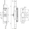 ML820-1 Rod Control Handle Lock, front view