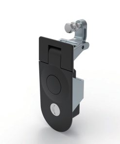 MP718-2A chrome plated swing handle lock, black powder coated version