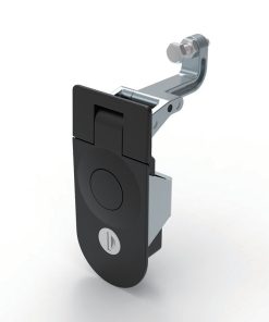 MP718-4A Series Push Button Swing Handle Latch - black view