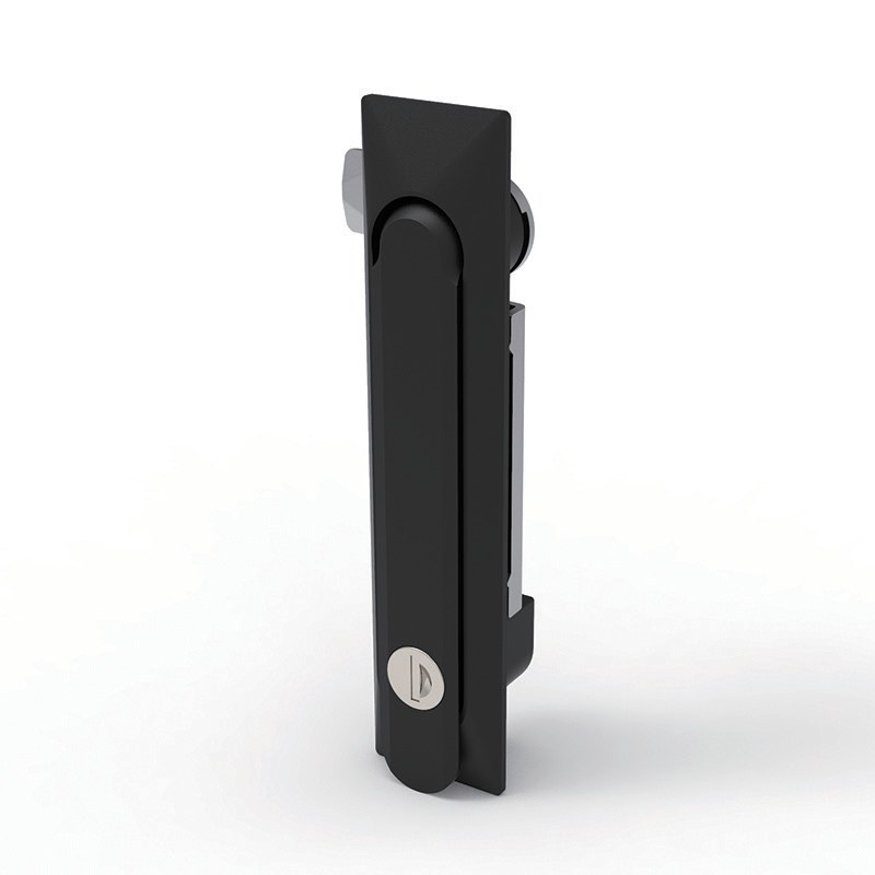 MP861-2 lift up swing handle lock, black powder coated