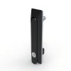 MP861-2X powder coated swing handle lock, black, without padlock