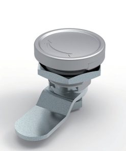 MY701-1 Black Zinc Cam Lock, front view