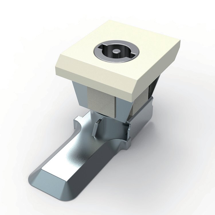MY813 Yellow Gray Cam Lock, front view