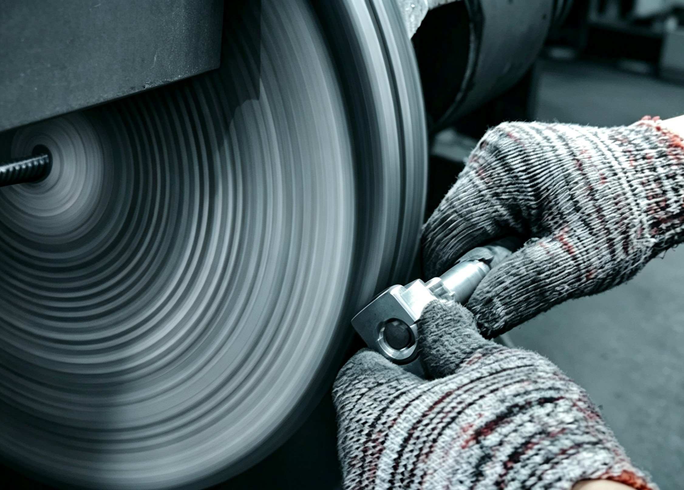 Reaking hand polishing — precision metal lock finishing