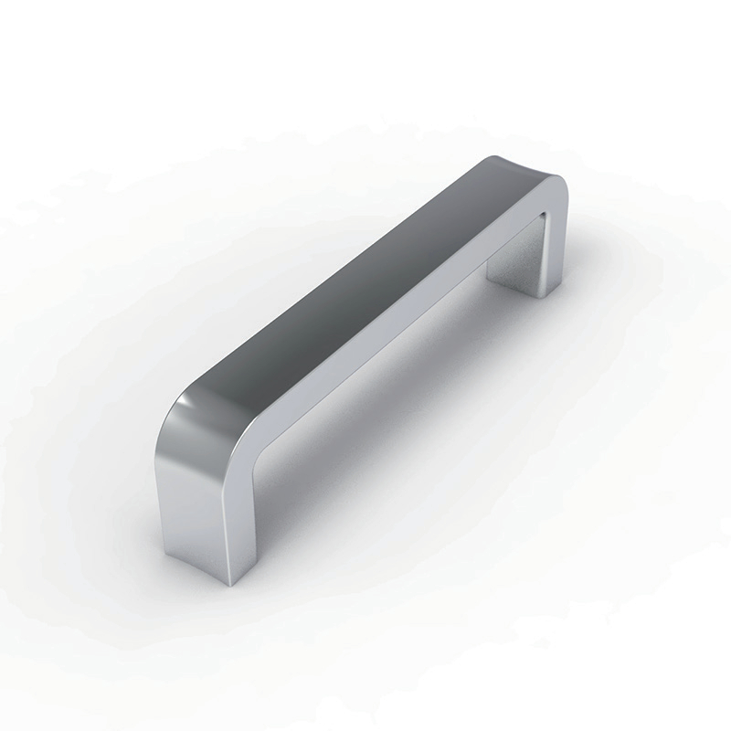 U‑shape metal pull handle for industrial equipment cabinet door